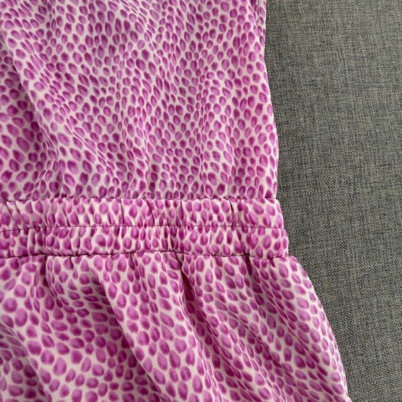 Bar III Romper Shorts Medium Polyester Fuschia Lightweight Relaxed Fit - Picture 13 of 14